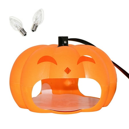 

LED Light Pumpkin Flea Hunting Trap Moth Bug Killer Pet Dog Home Pest Controller