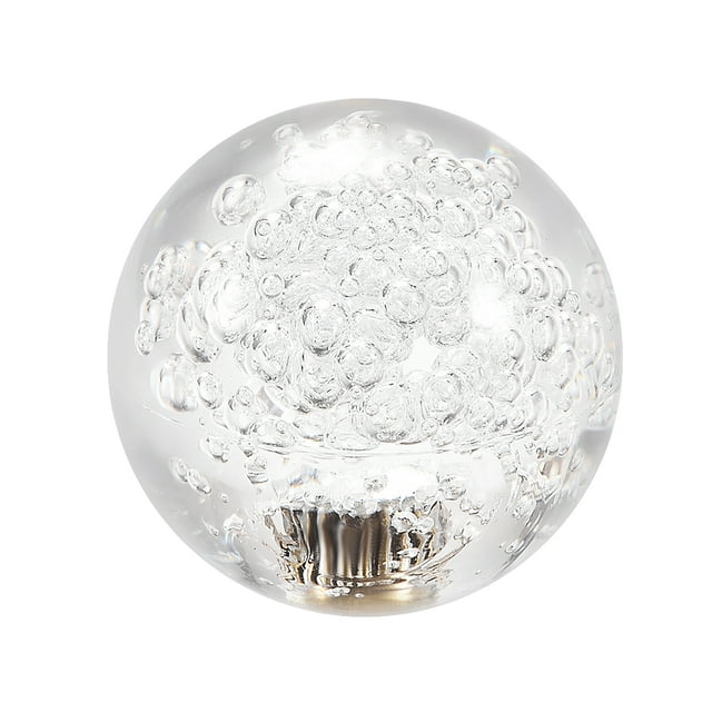 Unique Bargains Joystick Rocker Ball Top Handle Round Head Arcade Fighting Game DIY Parts Replacement Crystal White