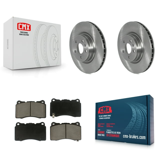 CMX Front Disc Brake Rotors and Ceramic Pads Kit for Car Tesla S X K8C-102986