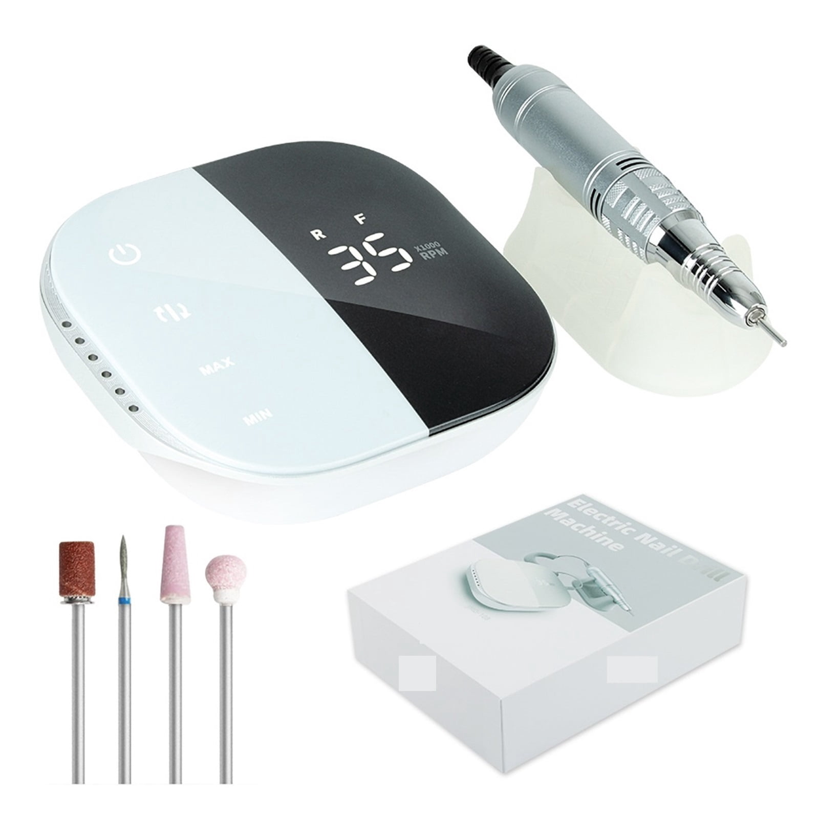 35000RPM Electric Nail Drill Machine, Professional Nail Machine, Powerful Manicure Machine, Apparatus For Manicure For Home Salon ,Low Noise