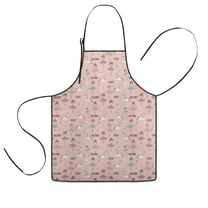 Ballerina Unicorn Princess Pattern Kids Aprons for Girls and Boys,Adjustable Neck Strap Toddler Aprons for Kids Cooking Baking