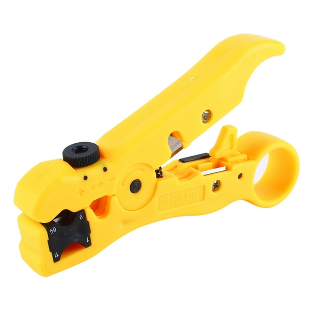 Coaxial Cable Cutter,Rotary Coax Coaxial Cable Wire Crimper Wire Stripper Unparalleled Experience