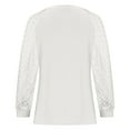 thumbnail image 5 of RYDCOT Fall Tops for Women 2024 Womens Long Sleeve Shirts Lace Tops Business Casual Fall Fashion Outfits Clothe Ladies Tops and Blouses Flash Deals, 5 of 6