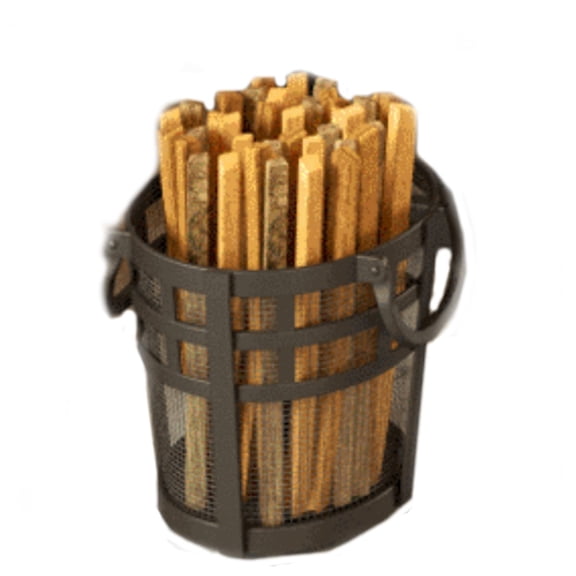 Open Hearth 15710 Panacea Black Antique Steel Log Carrier