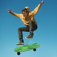 thumbnail image 6 of 33"x9" Skateboard Grip Tape Protector Sheets Nonslip Protection Griptape Sheet for Outdoor Sports Green Ink Splatter Pattern, 6 of 7