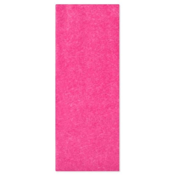 Hallmark Tissue Paper (Solid Hot Pink) 8 Sheets