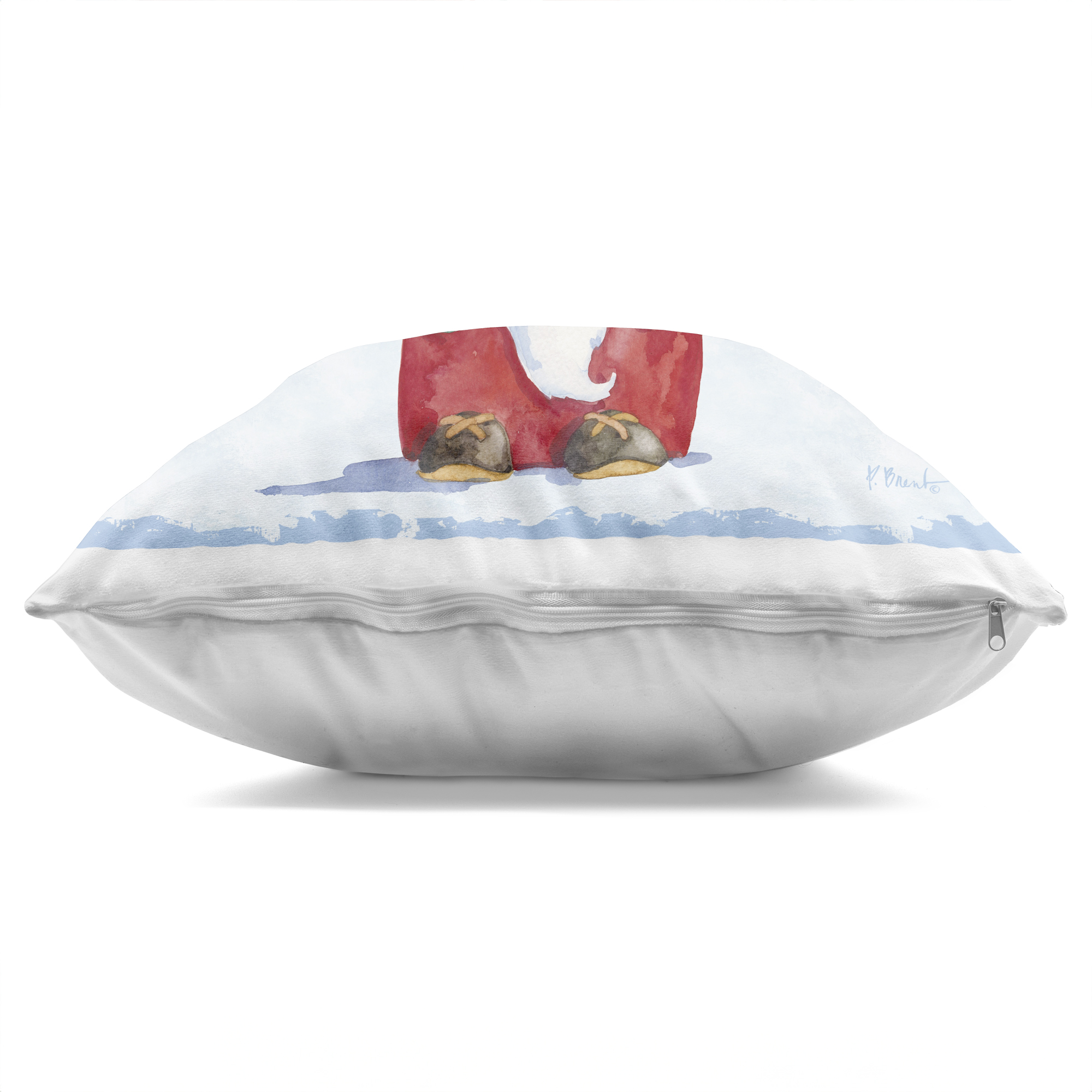 Stupell Industries Frosty Barn & Gnome Decorative Printed Throw Pillow, design by Paul Brent