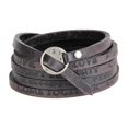 thumbnail image 2 of ancha de moda, regalos de joyería , brazaletes ajustables Vintage, para chaquetas , ropa deportiva, boda, niños, novio , Negro, 2 of 8