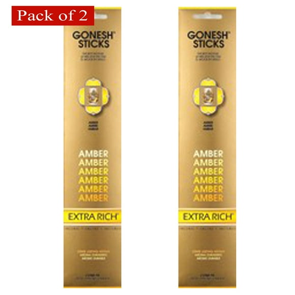 Gonesh Bâtons XR Ambre Riche 20 Bâtons (Lot de 2)
