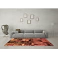 thumbnail image 3 of Ahgly Company Indoor Rectangle Patchwork Orange Transitional Area Rugs, 2' x 5', 3 of 4