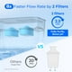 thumbnail image 4 of Dispensador de filtro de agua Waterdrop Alkaline, 40 tazas, con 2 reemplazos, 4 of 8