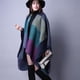 thumbnail image 5 of Minnieouse Ponchos de moda, capas ligeras, suaves, de gran tamaño, chales, silenciador lavable, bufanda acolchada de Cachemira de simulación Accesorios de disfraces Violeta, 5 of 5