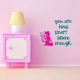 thumbnail image 3 of Girls You are Kind Smart Brave enough Cute Quotes & Sayings Wall Decal Decoration Brave Motivational Wall Decal for Room Decor Lasts Years and Easily Removable - Size: 40 In(W) x 32 In(H), 3 of 5