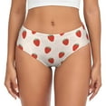 thumbnail image 1 of Balery Hand Drawn Strawberry Ropa Interior de Algodón para Mujer con Dibujo – Braguitas Cómodas y Elásticas, Estilo Clásico-3X-Large, 1 of 6