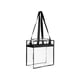 thumbnail image 1 of Qarigey Bolso de hombro transparente de PVC para mujer, bandolera impermeable, funda con cremallera, correa ajustable, organizador, bolsos de Mochilas, 1 of 6
