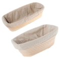 thumbnail image 4 of Banneton Brotform Long Bread Dough Proofing Proving Rattan Basket & Liner , 4 of 4