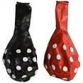 thumbnail image 2 of 50 Pcs 12" Latex Balloons, Black and Red Polka Dot Balloons for Brithday Balloon Wedding Balloon decoration$$Electronics Accessories, 2 of 6