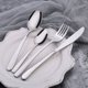 thumbnail image 4 of Cuchillo y tenedor de acero inoxidable, cuchara, vajilla de Hotel, cuchara para el hogar, tenedor de fruta, cuchara de café, cuchillo y tenedor para carne, Juego de 5 uds., 4 of 5