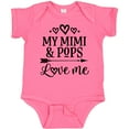 thumbnail image 3 of Inktastic Mimi and Pops Love Me Girls Baby Bodysuit, 3 of 5