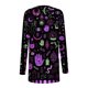 thumbnail image 5 of Women's Fashion Casual Halloween Print Medium Length Cardigan Jacket Coat, 5 of 5