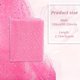 thumbnail image 2 of 3 yardas (2,74 m) de tul con purpurina, tul con lentejuelas, tela de red transparente y brillante, tela con purpurina de estrellas y lunas, rosa, 2 of 9