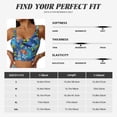 thumbnail image 6 of Lsque Hawaiian Style Printed Women'S Sports Bra, Compression, Moisture Wicking, High-Impact Sports Bra For Women,Supportive sports bra-Small, 6 of 9