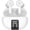White, variant on 3-in-1 AI Translation Earbuds with Real-Time Two-Way Voice Translator in 144 Languages & Travel Business Learning-White