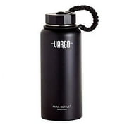 vargo insulated stainless steel para-bottle, black, 32 oz
