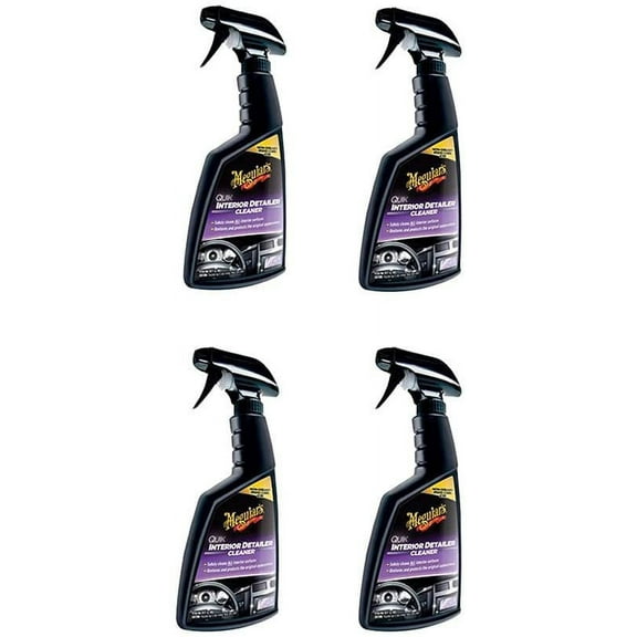 Meguiar's Quik Interior Detailer Cleaner G13616 - Eco-Friendly, Universal Fit - 4 Units — Household & Commercial Use, Effective Formula