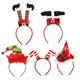 thumbnail image 4 of Diademas navideñas, sombrero de Navidad, diadema para piernas de Papá Noel, regalos de recuerdo para niñas, banda para la cabeza, decoración navideña, Navidad 2023, 4 of 4