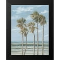 thumbnail image 2 of Janisse, Georgia 12x14 Black Modern Framed Museum Art Print Titled - Wind in the Palms, 2 of 5