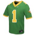 thumbnail image 2 of Toddler Nike #1 Apple Green Oregon Ducks Vapor Fusion Alternate Jersey, 2 of 3