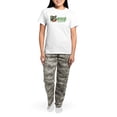thumbnail image 4 of CafePress - County Fermanagh Women's Light Pajamas - Women's Short Sleeve Print T-Shirt and Pants Light Cotton Pajama Set, 4 of 7