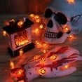 thumbnail image 4 of LED Halloween String Lights  Battery Operated  4 Pack, 6.5ft 20 LED  Skull shape Lights Copper wire Lights for Halloween Party Centerpiece Table Decorations DIY, 4 of 8