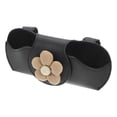 thumbnail image 1 of Funda para gafas de sol de coche Unique Bargains, magnética, universal, para visera de coche, estuche protector para gafas, cuero PU, negro, 18x7.6cm, 1 pieza, 1 of 7