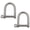 8mm, variant on Marine Rigging D Shackle Stainless Steel Removable Pin, 1/2", 3/8", 5/16", 1/4" 2 Piece Set for Rope Chain Dock Connection Use