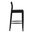 thumbnail image 3 of Moe's Home Collection Owing Wood Bar Stool Black Color, 3 of 4
