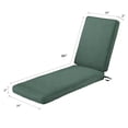 thumbnail image 3 of 2-Pack Patio Chaise Lounge Cushion Water-Resistant Heavy Duty 3" Thickness high-density foam with Washable Cover, 3 of 7