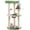 Army Green/Beige, variant on WSWJY Cat Tree, 35.5in Cat Tower for Indoor Cats, Cat House with Scratching Posts & Padded Perch & Space Capsule, Cute Kitten Tree, Pet Furniture for Kittens, Blue/Beige