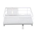 thumbnail image 2 of Estante de secado de cocina, escurridor de platos para mostrador, ahorro de espacio con bandeja de drenaje, estante de secado de platos, estante de blanco Soledad Estante de secado de platos, 2 of 10