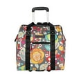 Lily Bloom Design Pattern Carry on Bag Wheeled Cabin Tote (Bliss