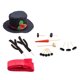 thumbnail image 2 of WORGEOUS 1 set de gran tamaño Snowman Pros Pros de navidad Decoraciones de bricolaje, 2 of 8