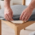 thumbnail image 5 of Velvet Stretch Dining Chair Seat Covers Elastic Cushion Slipcovers,B, 5 of 6