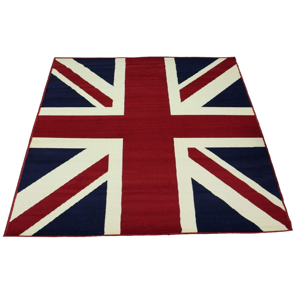 Mybecca Traditional British Flag of England Style Carpet Traditional
