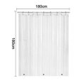 thumbnail image 5 of Clear Thick Shower Curtain Waterproof Shower Curtain Liner, 5 of 5