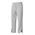 thumbnail image 3 of CAIXIA Wide Leg Sweatpants for Girls Boys Elastic Waist Baggy Side Split Trousers Pull On Cozy Casual Athletic Pockets Kids Pants Clothes, 3 of 9