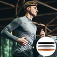 thumbnail image 5 of YUYUETIME Sports Sweatbands for Men Exercise Headbands 3Pack, 5 of 6