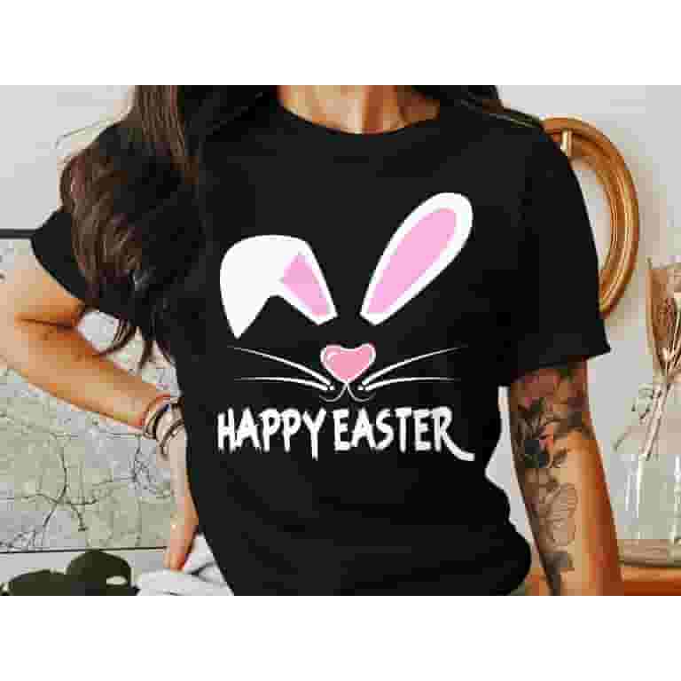 Bunny Easter Tshirt - Women Men Boys Girls Teens Rabbit Gift Bunny Easter Tshirt - Women Men Boys Girls Teens Rabbit Gift