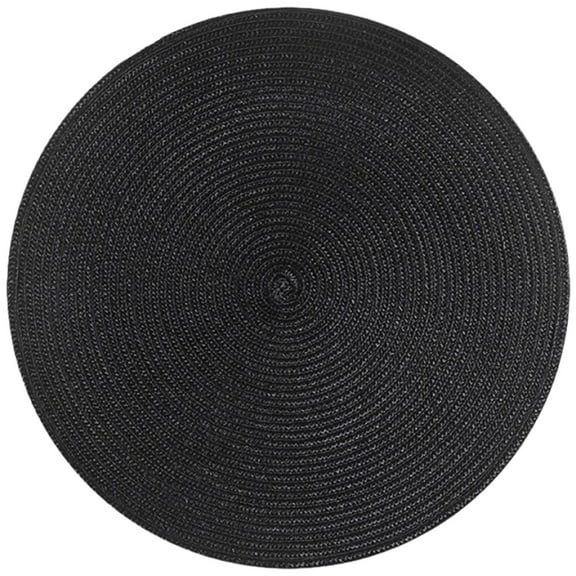 BCMMKLPP 15 Inch Round Placemats Set of 4 for Dining Table Woven Braided Circle Place Mats Kitchen Placemat Washable Table Mats Non Slip Dining & Kitchen Table Mats