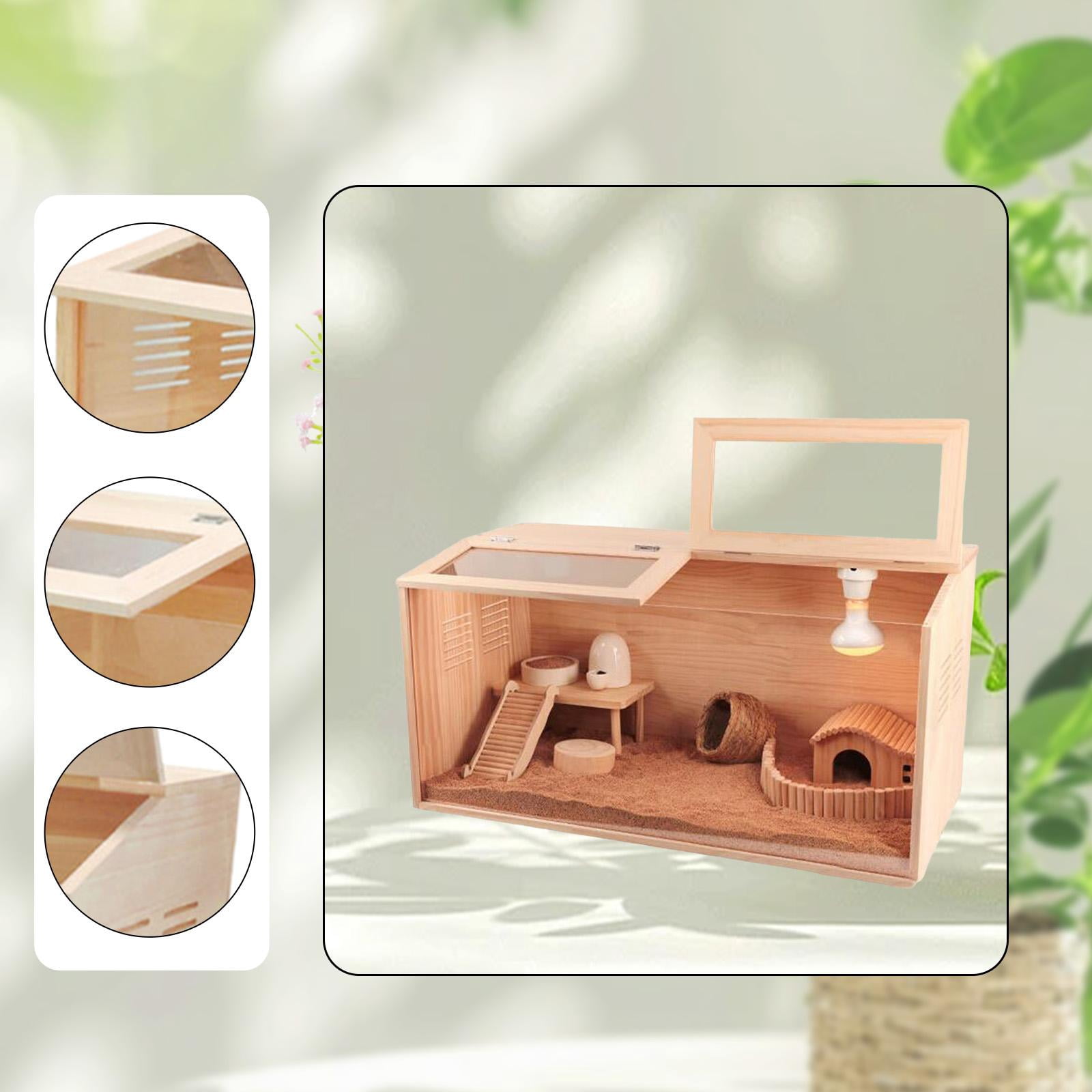 FashionCha Brooder Box for Chicks Spacious Small Chicken Coop for Ducks Quails Hamsters
